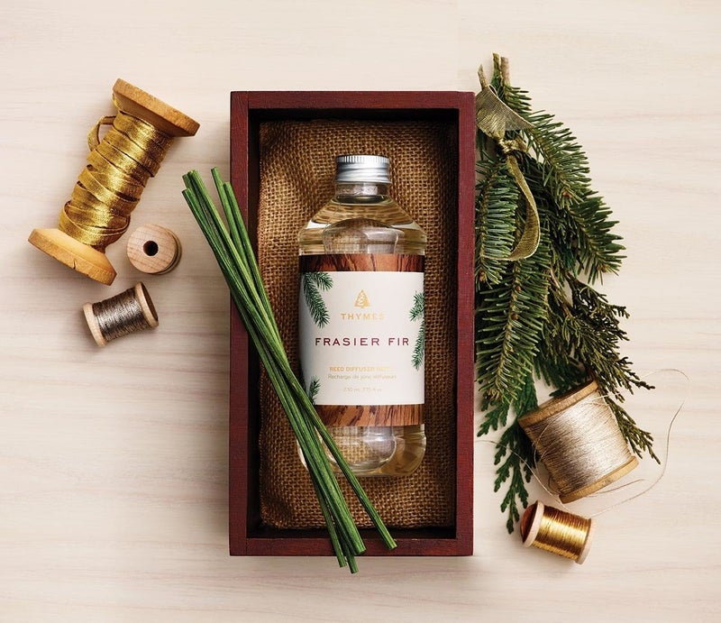 Thymes Reed Diffuser Oil Refill - Diffuser Oils Scents for Home Refill - Use for Reed Stick Room Air Fresheners (Frasier Fir, 7.75 fl oz) - Image 2