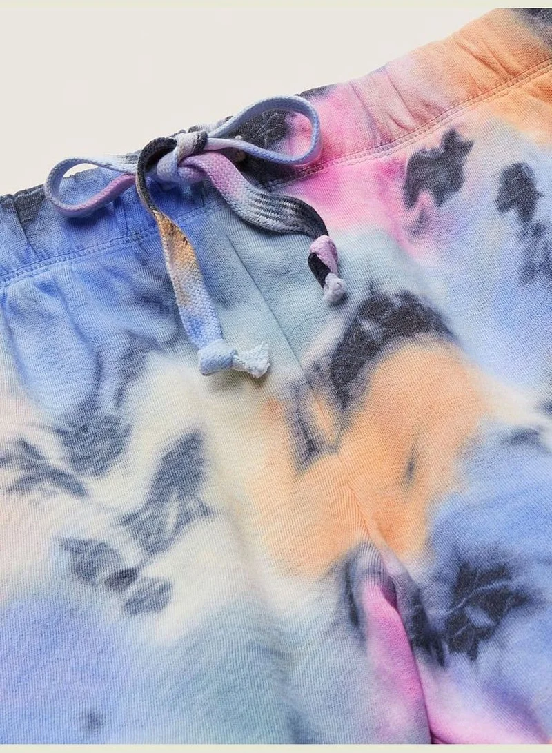 PINK 4.25" Rolled Hem Sweat Shorts