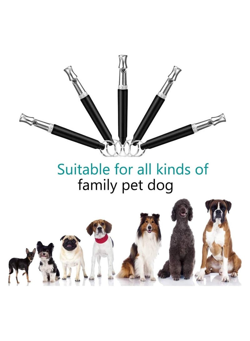 Dog Whistle, 2 Pack Professional Ultrasonic Dog Whistle to Stop Barking for Neighbors Dog, Ultrasonic Recall Dog Training Whistles, Silent Dog Whistle to Stop Barking Training Control Tools, Lanyard - Image 3