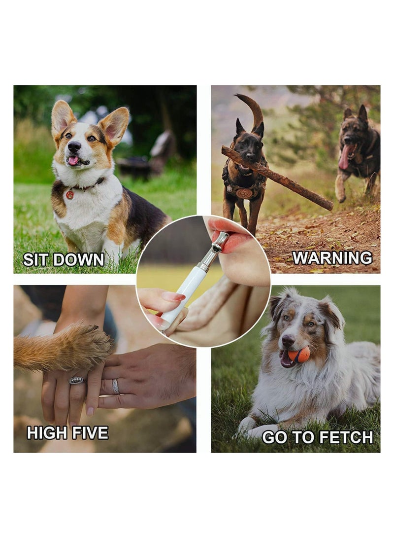 Dog Whistle, 2 Pack Professional Ultrasonic Dog Whistle to Stop Barking for Neighbors Dog, Ultrasonic Recall Dog Training Whistles, Silent Dog Whistle to Stop Barking Training Control Tools, Lanyard - Image 2