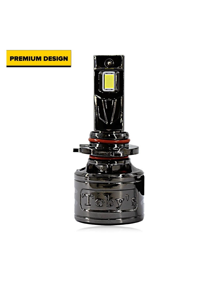 توبيز قطعتان 9005120W LED لمبة المصباح الأمامية 12000 Lumens Xtreme Bright مع درجة حرارة اللون 6500K - Image 4