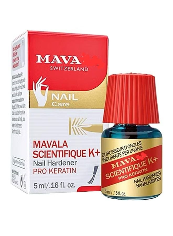 Mavala Scientifique K + Nail Hardener Blue/Red 5ml