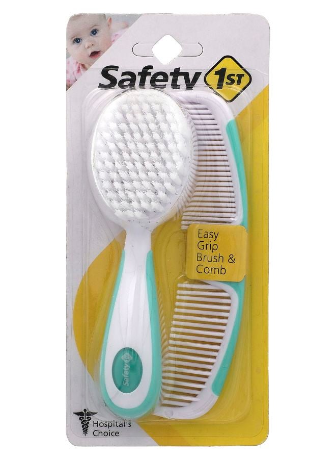 Safety 1st Easy Grip Brush & Comb 2 Pieces