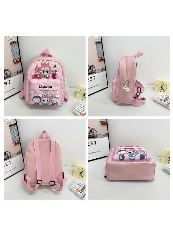 لابوبو حقيبة لابوبو المدرسية للأطفال من رياض الأطفال، بتصميم عصري، بطباعة جذابة، مقاس 24*31*10 سم. - Image 4