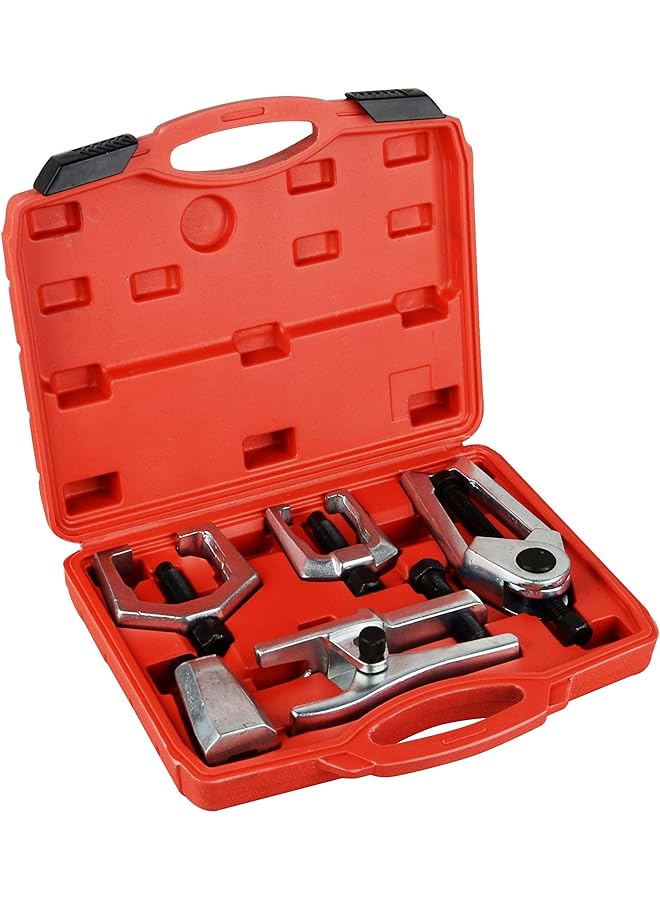 Generic 5Pcs Professional Front End Service Tool Kit, Pitman Arm Puller, Ball Joint Separator Tie Rod Remover Tool  - Image 2