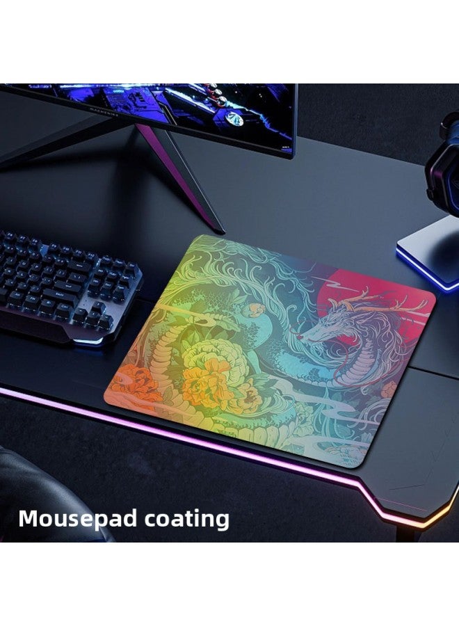 Firewire Competition Streamers Rainbow Magic Coated Coated Game Super Large Small Size Mouse Pad No Edge Fps E-Sports-Color:420*490*4-Pattern:1  - Image 1