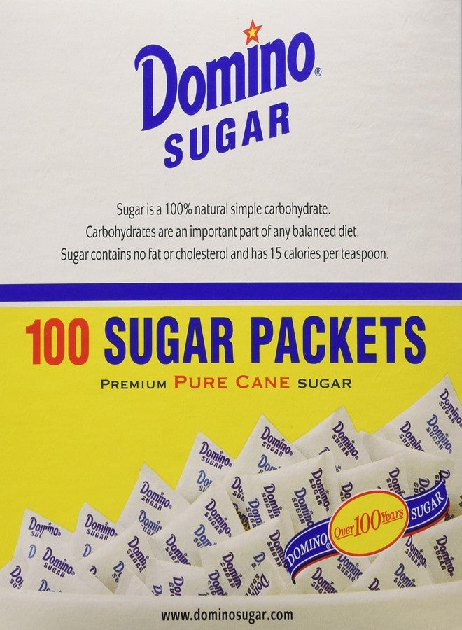 DOMINO SUGAR PACKETS - 100/ 3.54g Packs - Image 2