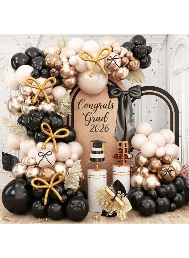 Paeyeq Black Gold Balloons - Image 1