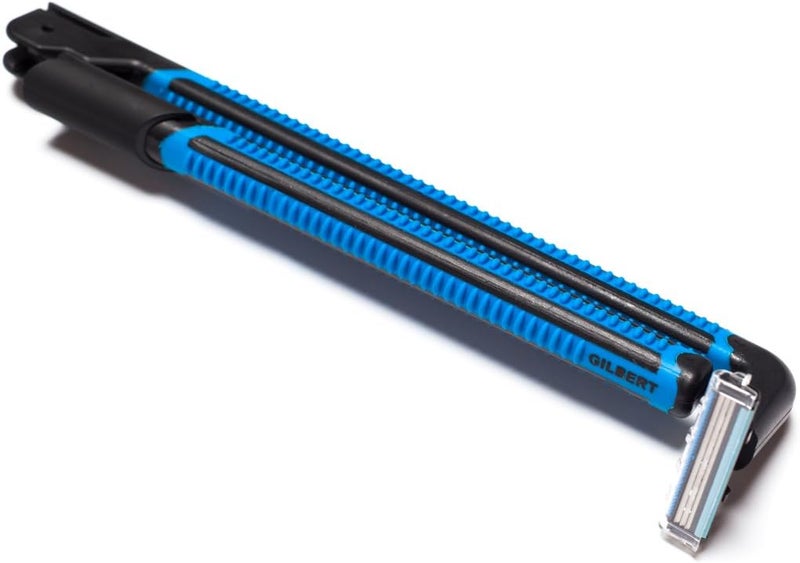 EVOLVE Body Razor Back Shaver with Folding Handle and 4 Cartridges - Shave Wet or Dry - Image 4