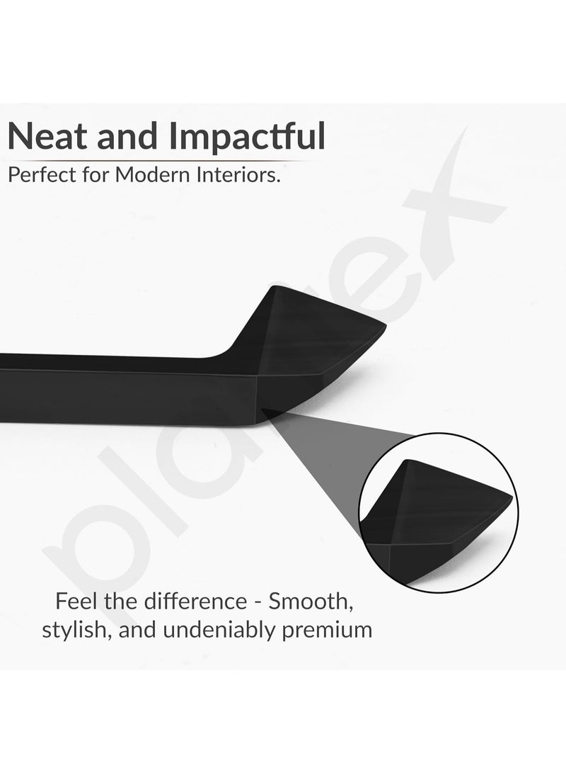 Plantex Cabinet Handle/Kitchen Cabinet Door Handle/Wardrobe/288 mm Cupboard Handle/Door Pull-Push Handle for Home/Office - Pack of 2 (Black) - Image 2