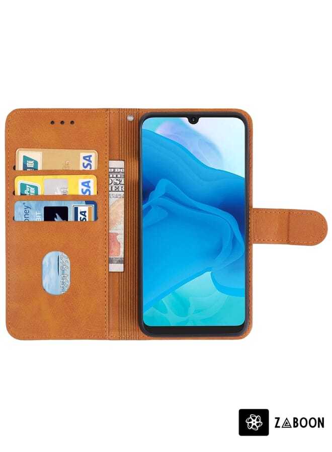 Zaboon Protective Case Cover For Itel A26 Leather - Image 3