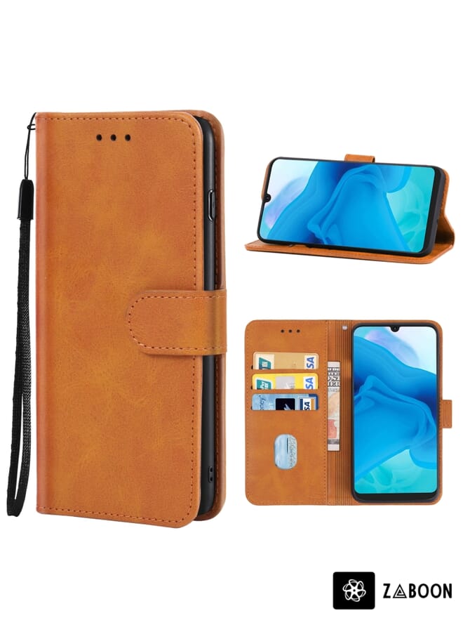 Zaboon Protective Case Cover For Itel A26 Leather - Image 1