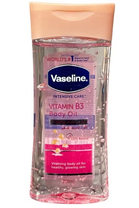 Vaselin INTENSIVE CARE (VITAMIN B3 Body OIL)healthy even tone 100% Natural200ml