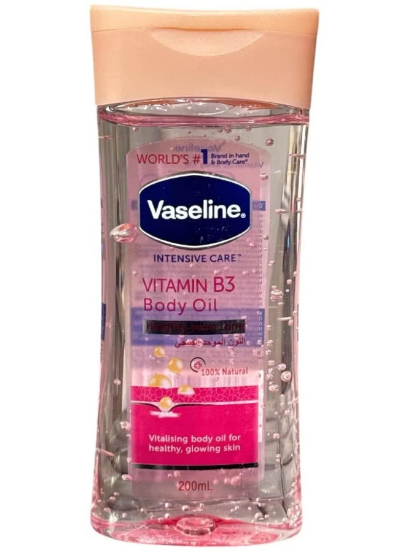 Vaseline Vaselin INTENSIVE CARE (VITAMIN B3 Body OIL)healthy even tone 100% Natural200ml