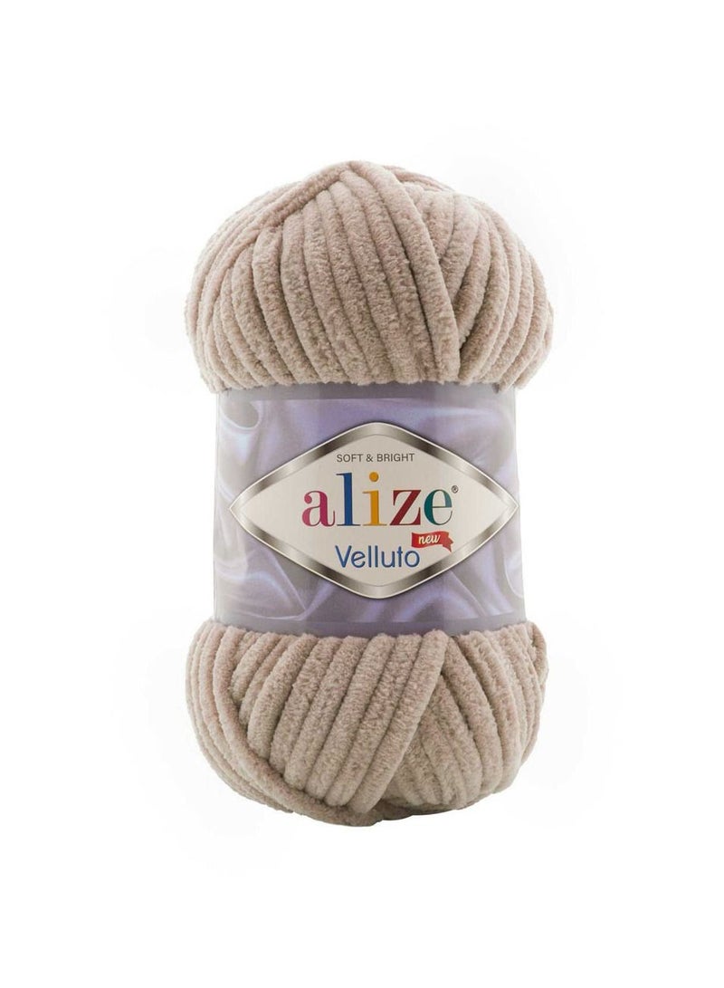 ALIZE Velluto Polyester Yarn 530 Beige 