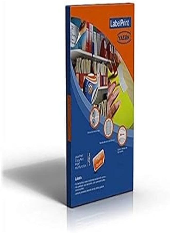 Yassin Pack of Label Yassin A4 - Size (52.5x21.2 mm) 56 Labels 
