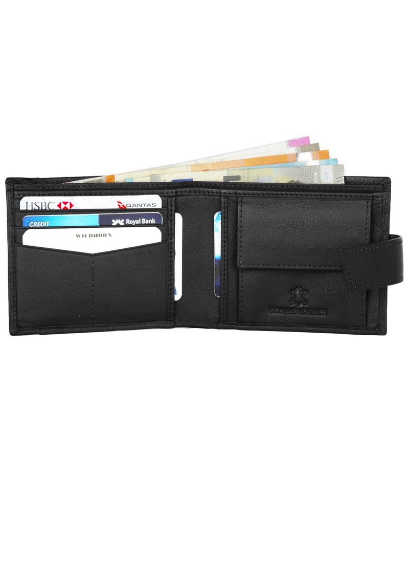Wildhorn WildHorn RFID Protected Leather Wallet for Men,Black New Nappa  - Image 4