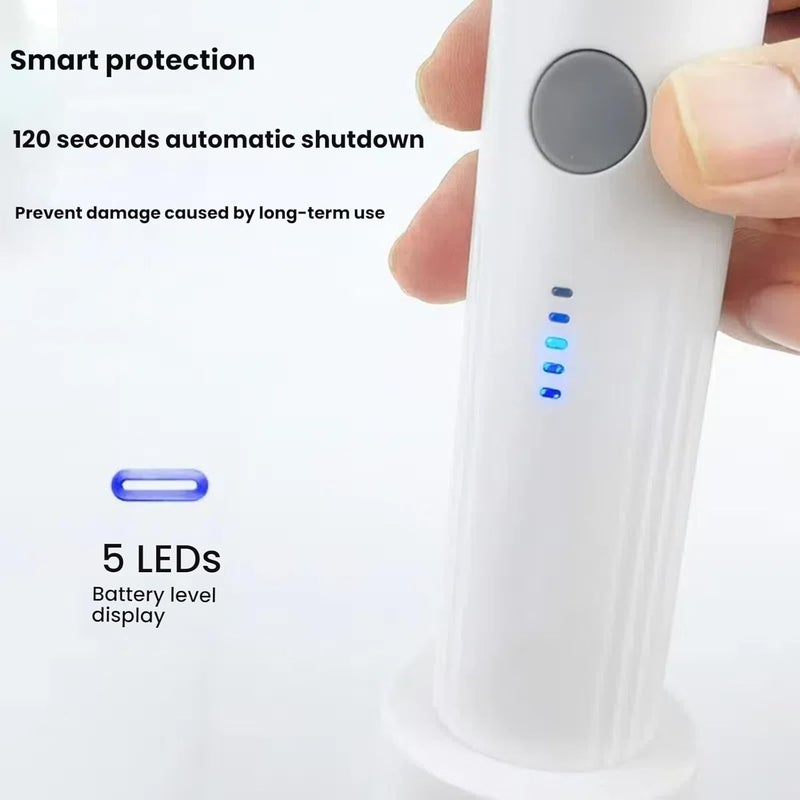 مضخة فراغ كهربائية لاسلكية، مضخة هواء محمولة بمصدر USB لأكياس التخزين بالفراغ، مضخة سفر للملاءات والملابس (لا تشمل أكياس التخزين) - Image 3