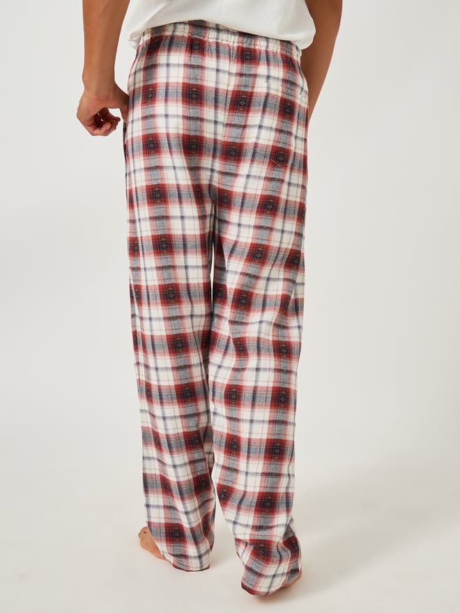 Styli Styli Checked Woven Straight Pyjama with Drawcord  - Image 4