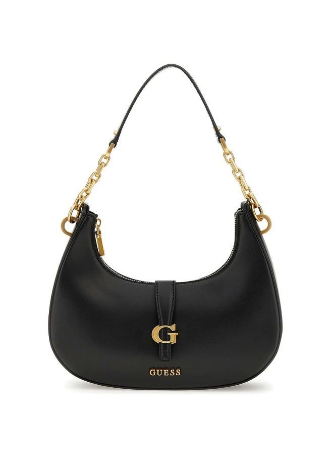 Guess Black Leather Women Shoulder Bag HWVA9329180 BLA - Image 1