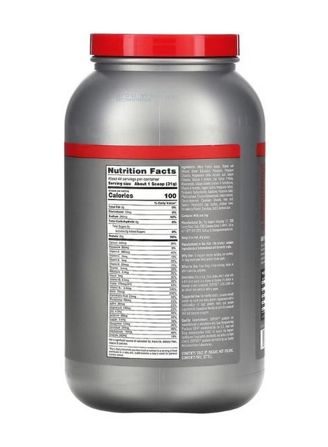 آيزوبيور Zero Carb Protein Powder Strawberries and Cream 3 lb 1.36 kg - Image 2