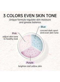 CATKIN Poreless Finish Loose Setting Powder Makeup, Translucent Matte Finishing Makeup For All Skin Tones, 3 Colors Even Skin Tone - 0.42 Oz Includes Velour Puff C03 Shimmer  - Image 1