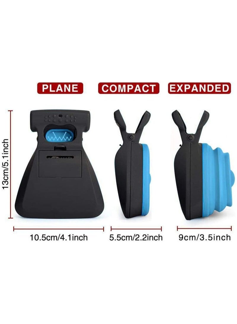 Pet Dog Foldable waste Scooper Picker Portable Pet Clip with 1 Roll Decomposable Bags - Image 4