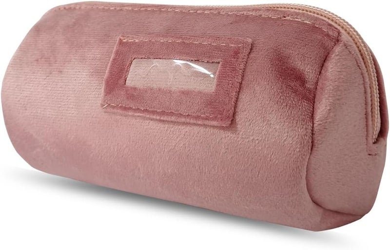 SCIKHEFT Velvet Bangle & Bracelet Organizers and Storage Small Jewelry Travel Organizer Roll, Compact Jewelry Case for Bangles, Bracelets, Watches(Pink) - Image 2