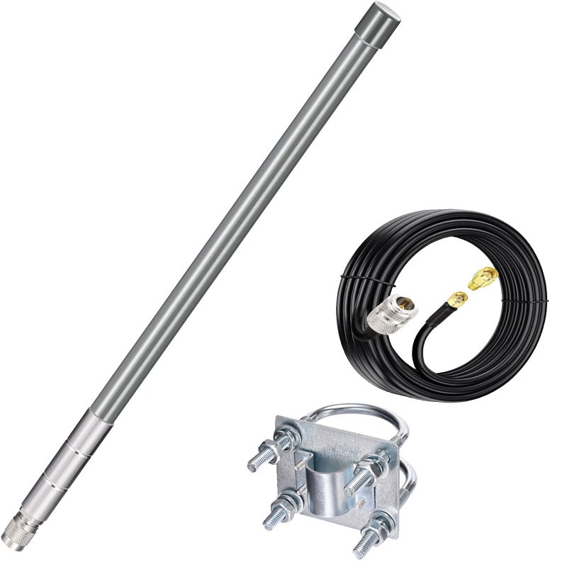 Bingfu 915MHz Helium HNT Lora Antenna 3dBi 10ft ALSR240 Low Loss Cable Compatible with Nebra Bobcat 300 CalChip RAK V2 Syncrobit SenseCAP M1 Helium HNT Miner Hotspot Gateway - Image 2