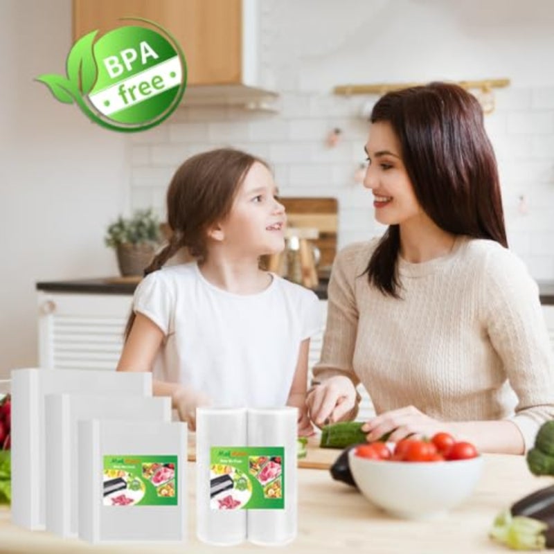 200 كيس 30 × 40 سم أكياس مانعة للتسرب مع خالية من مادة BPA وشديدة التحمل، رائعة لتخزين الطعام وحقيبة مانعة للتسرب مسبقًا - Image 2