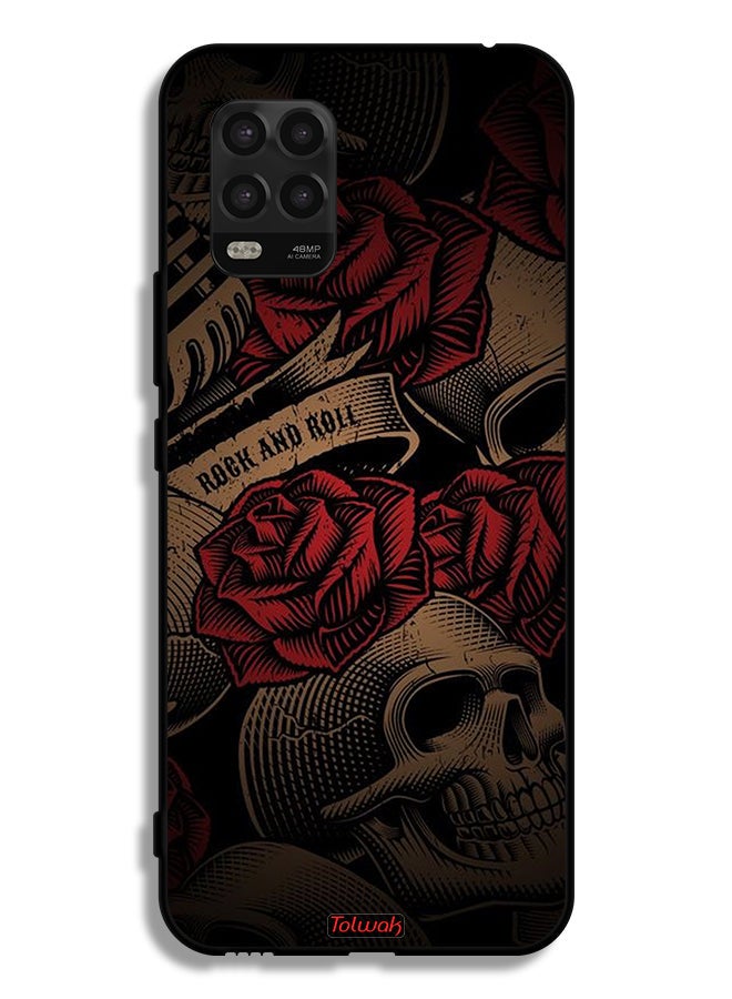 Tolwak Xiaomi Mi 10 Lite 5G Protective Case Cover Rok And Roll - Image 2