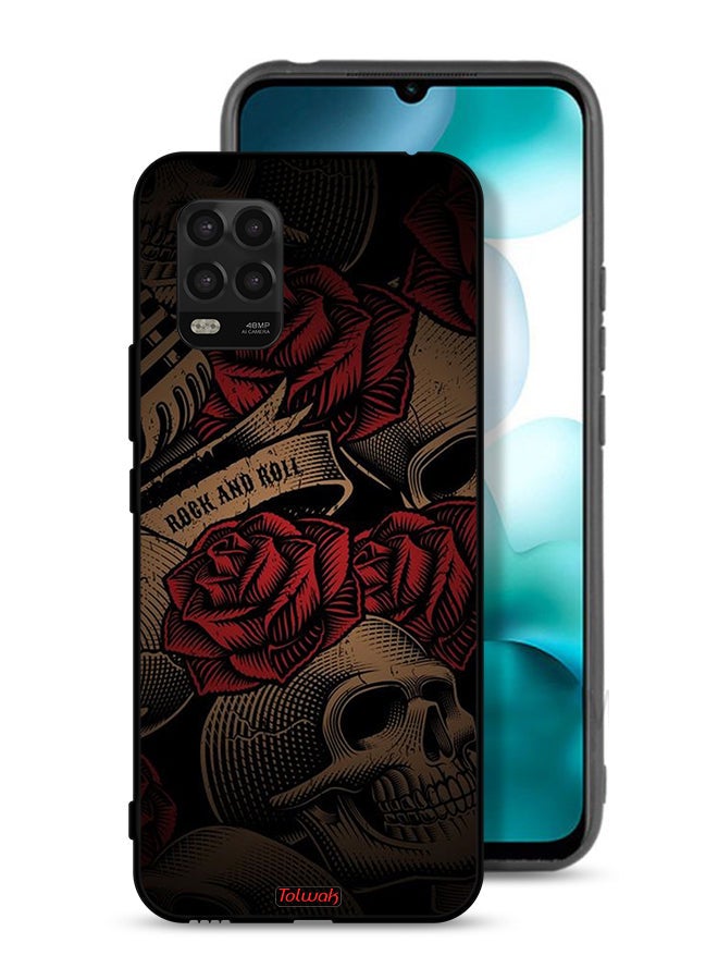 Tolwak Xiaomi Mi 10 Lite 5G Protective Case Cover Rok And Roll - Image 1