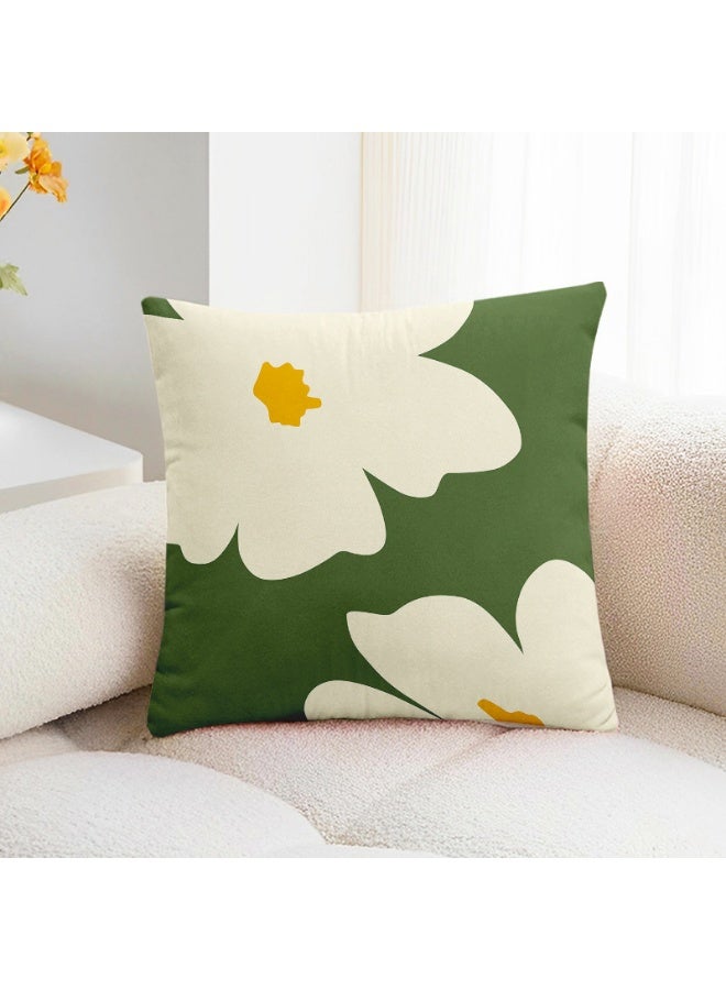 Betaoby 4-Piece Pillowcase, Pillowcase, Modern Decoration Cover 45cm x 45cm, Suitable for Living Room Sofa Bed Pillowcase 18x18 Inches (Double-Sided Pattern) - Image 3