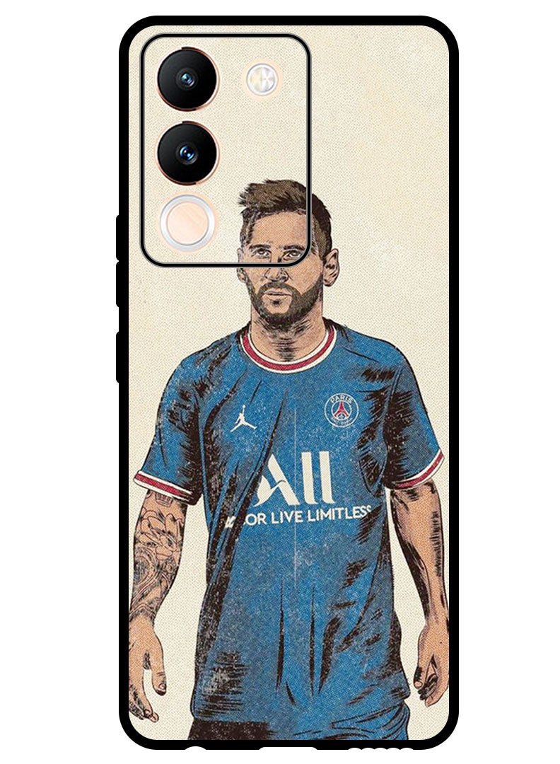 Theodor Protective Case Anti Scratch Shock Proof Bumper Cover For Vivo Y200 Messi - Image 1