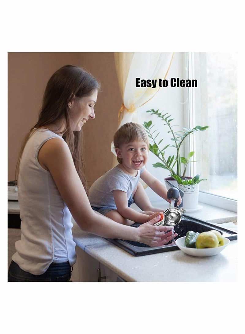 Excefore Lemon Squeezer Hand Manual, Lime Hand Juice Lemon Squeezers Press Citrus Press Juicers Squeezer, Premium Quality Metal Lime Fruit Squeezer, Manual Citrus Press Juicer - Image 5