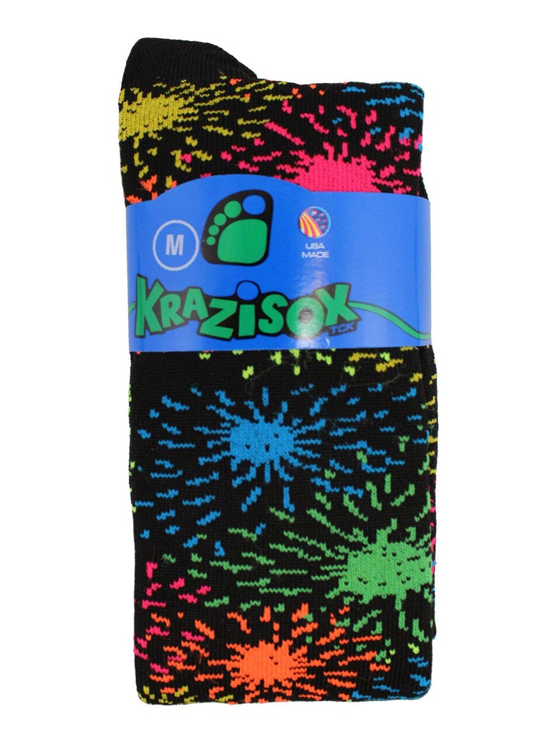 TCK Krazisox Fireworks (Black, Small) - Black,Small - Image 2