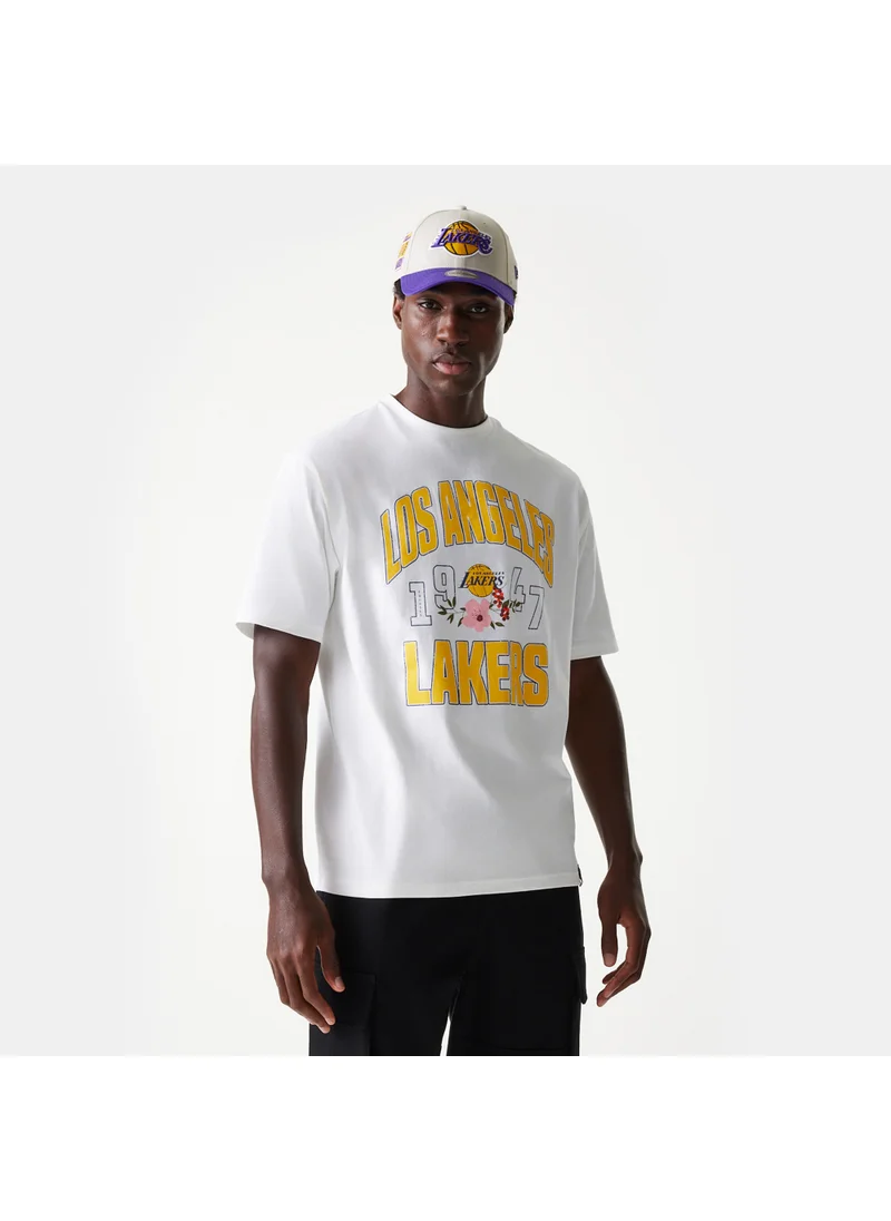 NEW ERA Men's NBA LA Lakers Worn T-Shirt