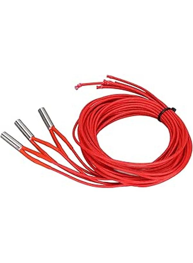 3D Printer Hot End Ceramic Heater 24V 40W Metal Rubber Heating Rods 3Pcs Set - Image 1