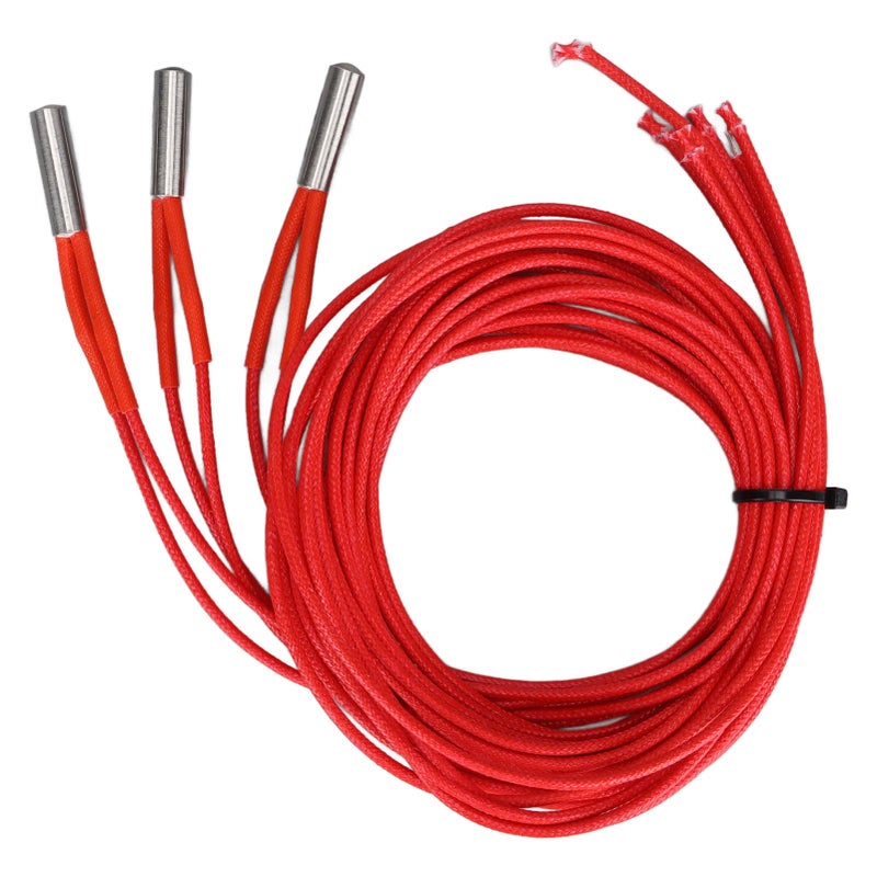 3D Printer Hot End Ceramic Heater 24V 40W Metal Rubber Heating Rods 3Pcs Set - Image 3