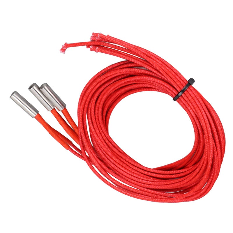 3D Printer Hot End Ceramic Heater 24V 40W Metal Rubber Heating Rods 3Pcs Set - Image 4