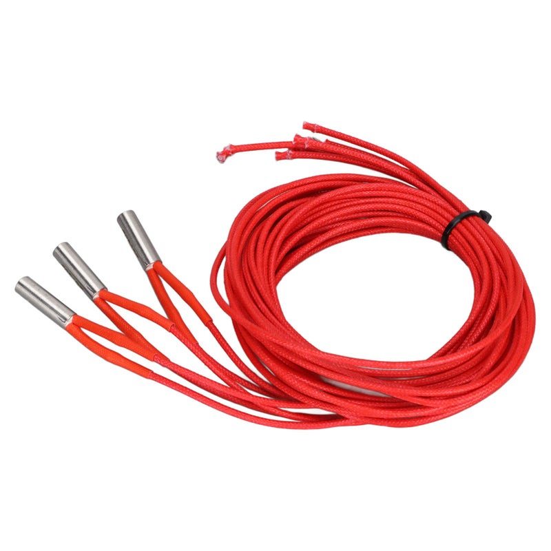 3D Printer Hot End Ceramic Heater 24V 40W Metal Rubber Heating Rods 3Pcs Set - Image 2
