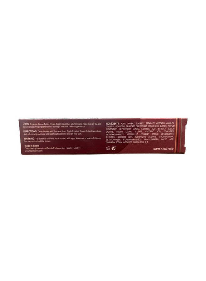 Topiclear Cocoa Butter Cream Tube 1.76 Oz. (Pack Of 2) By Topiclear - Image 2