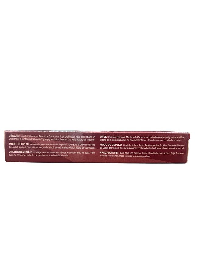 Topiclear Cocoa Butter Cream Tube 1.76 Oz. (Pack Of 2) By Topiclear - Image 3