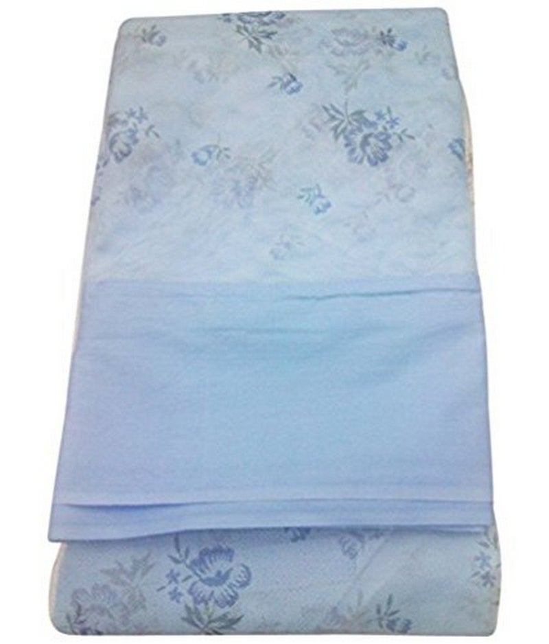 Ans Heavy Quality Mosquito Net for Double Bed (6 x 6.5 ft) | Blue Printed Net with Cotton Border | Double Stitched, Durable & Foldable Insect Protection Canopy - Image 4