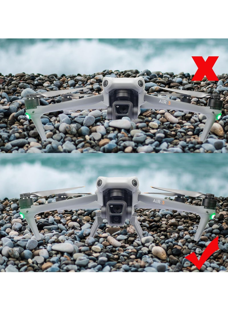 قم بترقية جهاز DJI Air 3 الخاص بك مع أرجل هبوط قابلة للطي، قضيب امتداد الارتفاع من أجل تحسين الاستقرار والأداء - Image 4