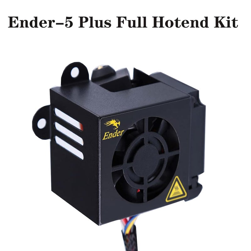 KOYOFEI مجموعة رأس ساخن كاملة Creality Ender 5 Plus، طابعة ثلاثية الأبعاد Ender-5 Plus/Ender 5 Pro/Ender 5 مع طارد MK8 الأصلي مجمعة بالكامل مع كتلة تسخين من الألمنيوم وفوهة 0.4 مم وأنبوب تفلون - Image 3