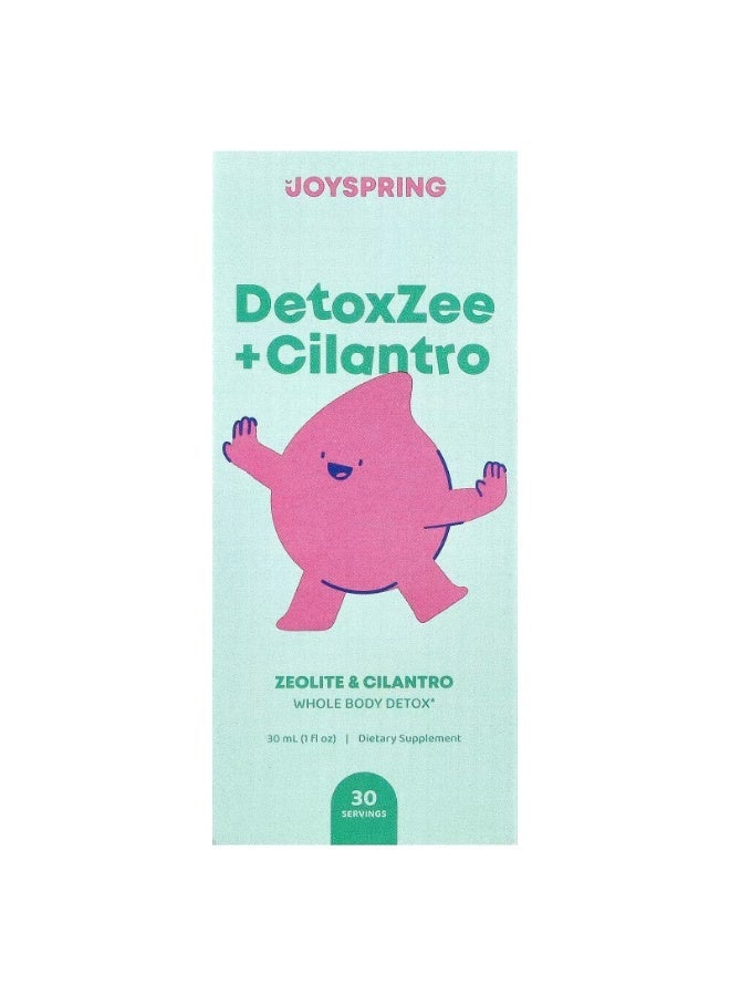 JoySpring, DetoxZee + Cilantro, 1 fl oz (30 ml) - Image 1