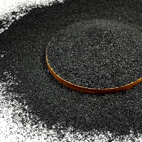 FANTIAN 5 lbs Black AquariumSilica Sand Decorative Aquarium Gravel Substrate for Fish Tank Plants Potted Fire Pits Candle Vase Filler and Crafts - Image 1