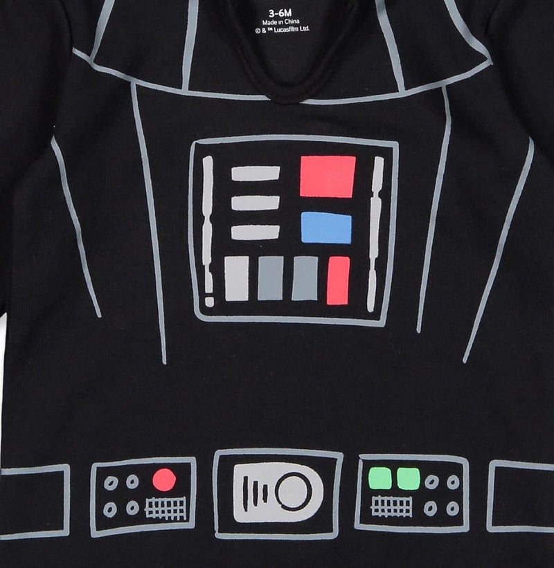 Starwars Baby 3 Pack Hooded Cosplay Bodysuits Newborn to Infant Sizes (Newborn - 24 Months) - Image 5