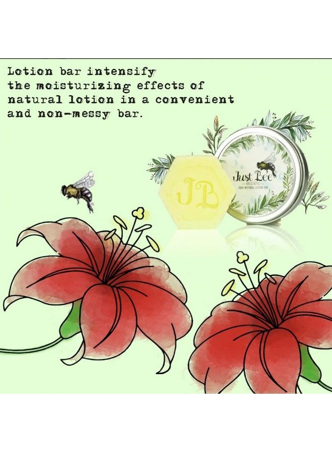 Just bee Naturally Gathered Beeswax Lotion Bar (Unscented) - Image 5